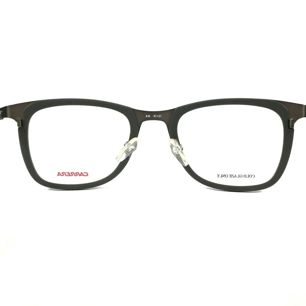 Carrera Eyeglasses Frames CA5527 99P Matte Olive Gray Square Full Rim 51-21-145